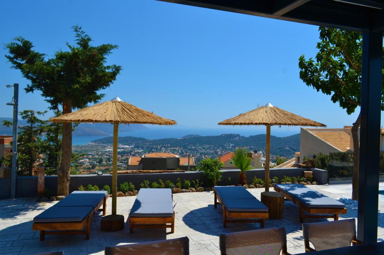 "Stergiou Luxury Apartment 2Nd Floor" Με Κοινη Πισινα Saronida Eksteriør bilde