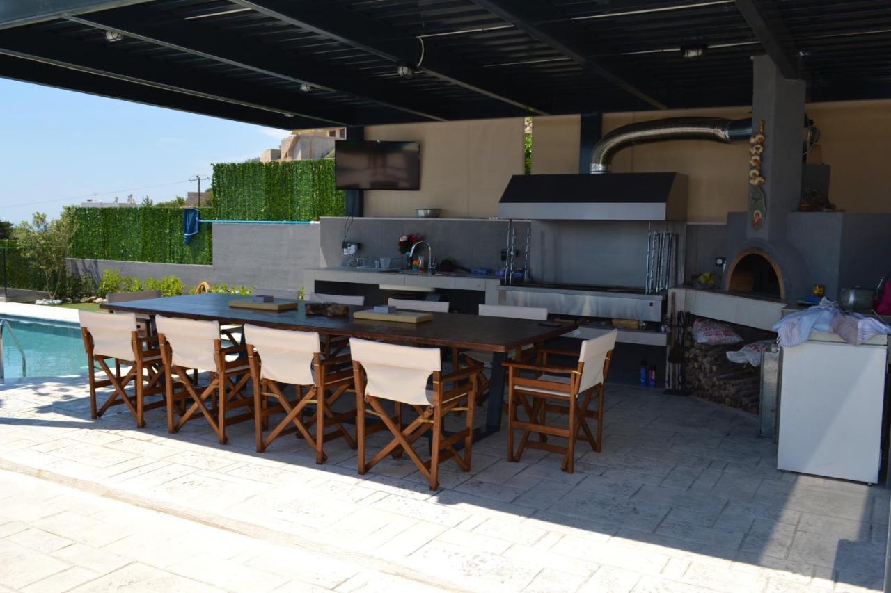 "Stergiou Luxury Apartment 2Nd Floor" Με Κοινη Πισινα Saronida Eksteriør bilde