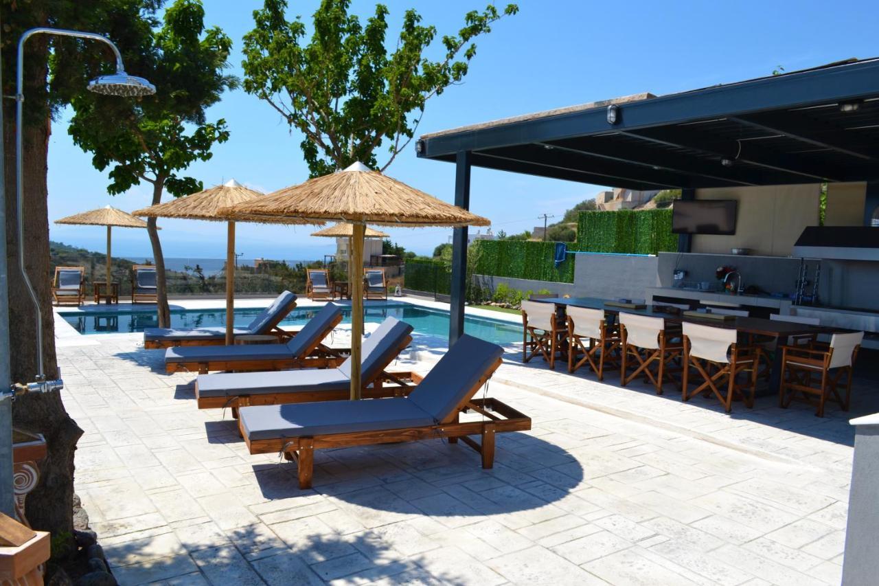 "Stergiou Luxury Apartment 2Nd Floor" Με Κοινη Πισινα Saronida Eksteriør bilde