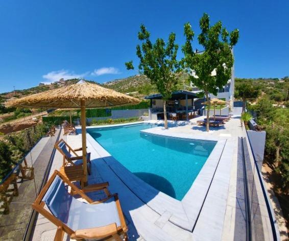 "Stergiou Luxury Apartment 2Nd Floor" Με Κοινη Πισινα Saronida Eksteriør bilde
