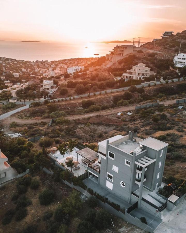 "Stergiou Luxury Apartment 2Nd Floor" Με Κοινη Πισινα Saronida Eksteriør bilde