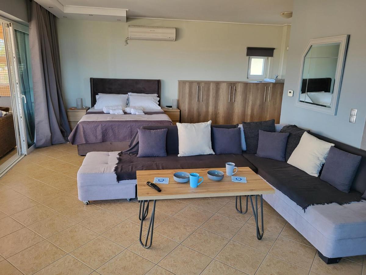 "Stergiou Luxury Apartment 2Nd Floor" Με Κοινη Πισινα Saronida Eksteriør bilde