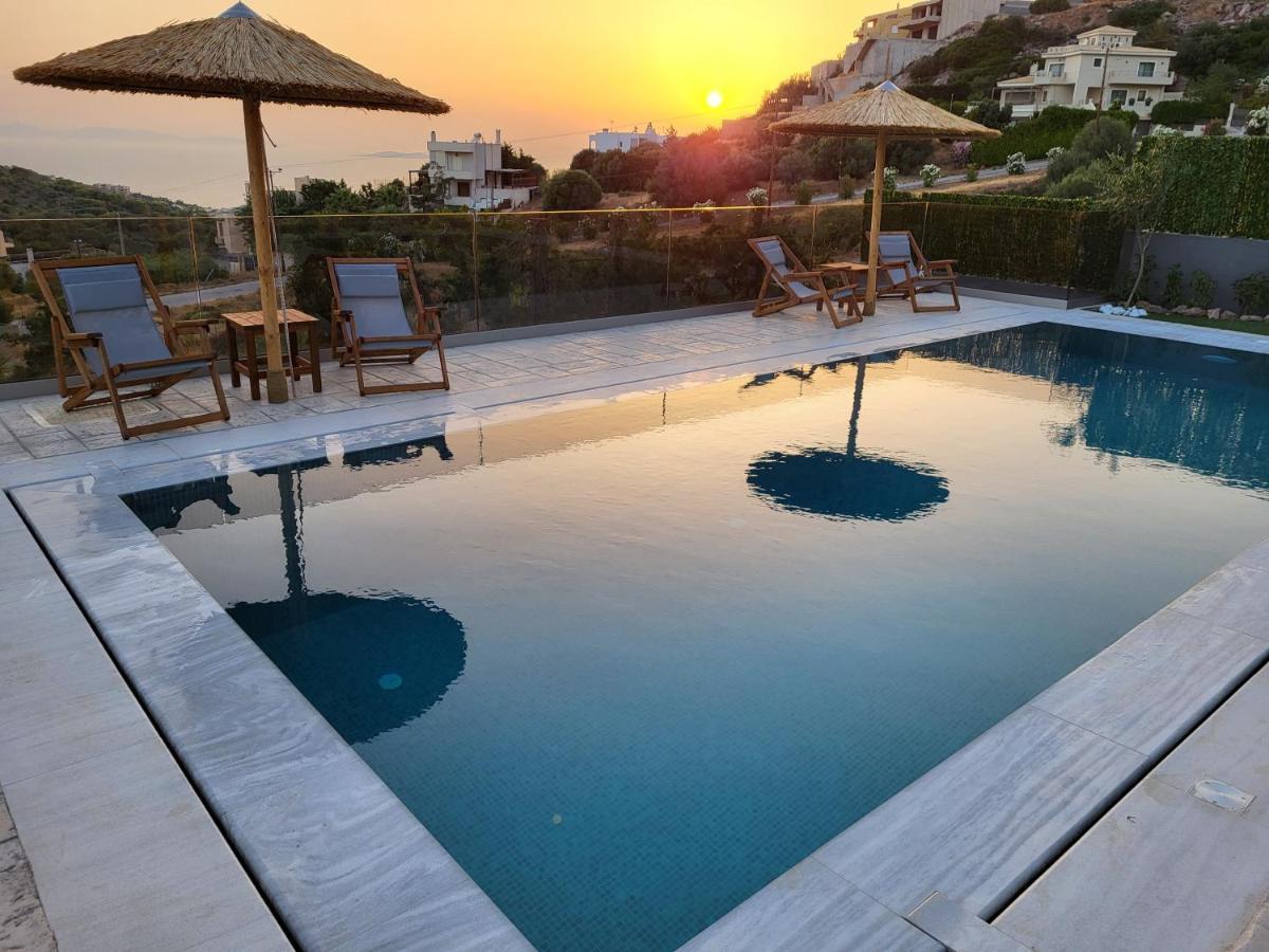"Stergiou Luxury Apartment 2Nd Floor" Με Κοινη Πισινα Saronida Eksteriør bilde