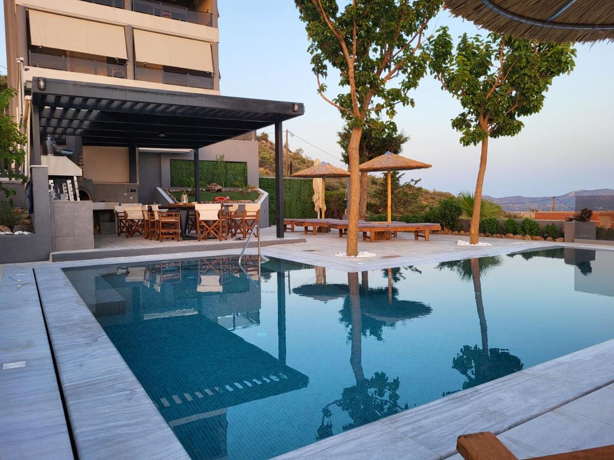 "Stergiou Luxury Apartment 2Nd Floor" Με Κοινη Πισινα Saronida Eksteriør bilde